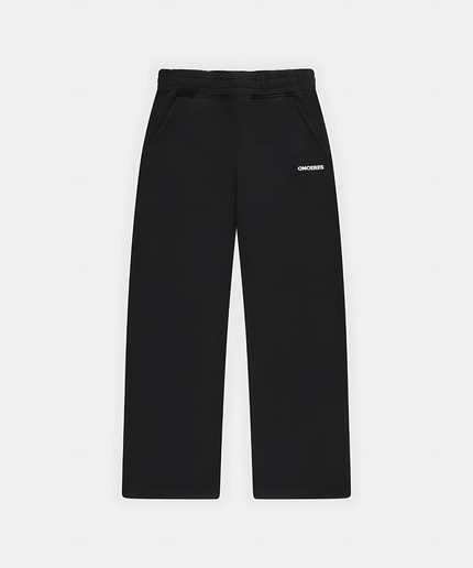 Open Leg Track Pants Schwarz - Onceres™