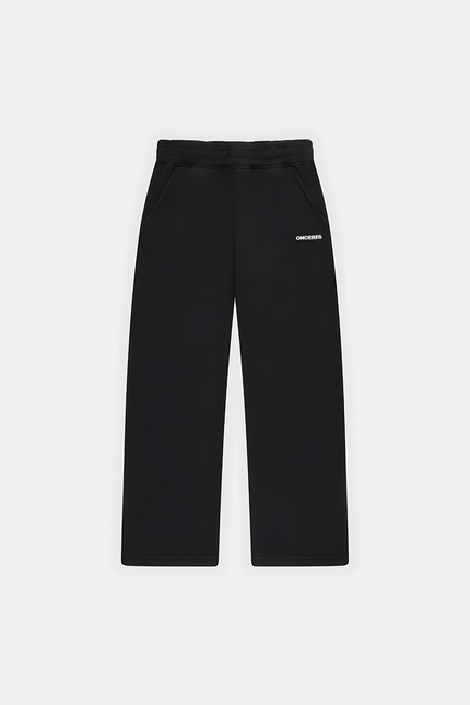 Open Leg Track Pants Schwarz - Onceres™