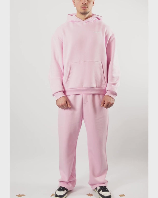 Open Leg Track Pants Pink