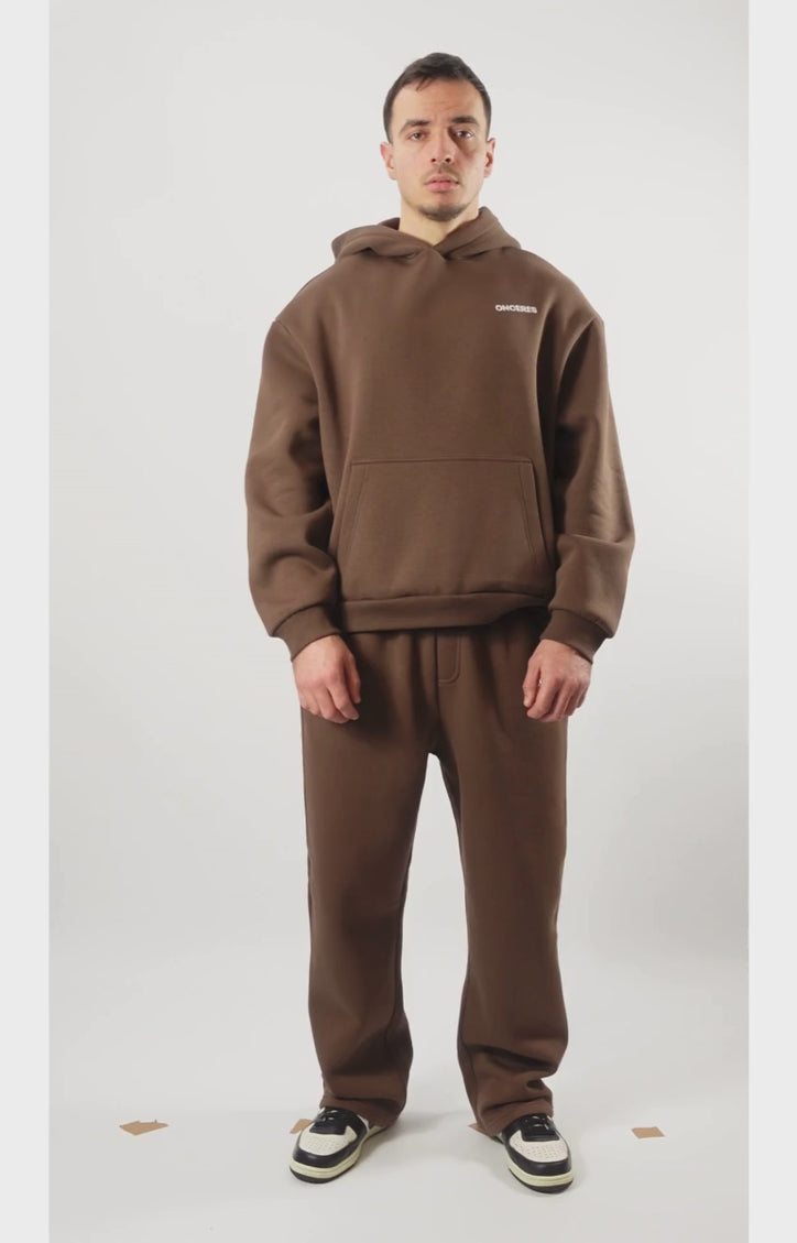 Track Suit Hoodie Braun
