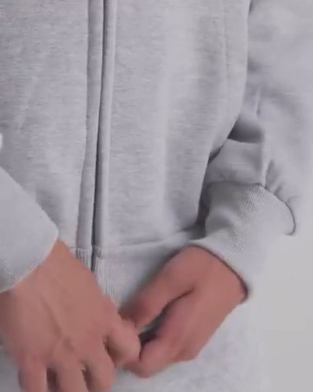Essential Zip Hoodie - Schwarz