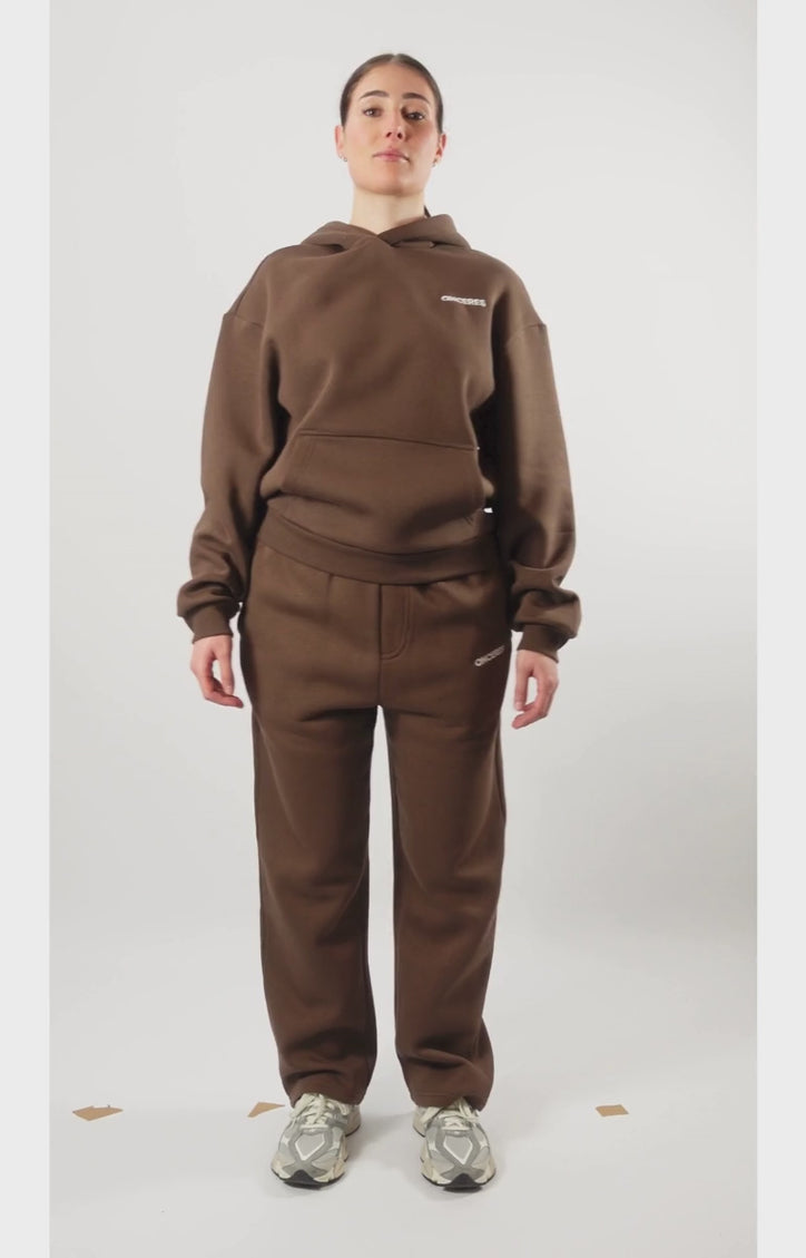 Track Suit Hoodie Braun
