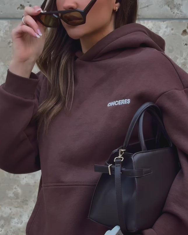 Track Suit Hoodie Braun