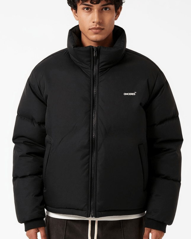 Puffer Jacket - Schwarz - Onceres™