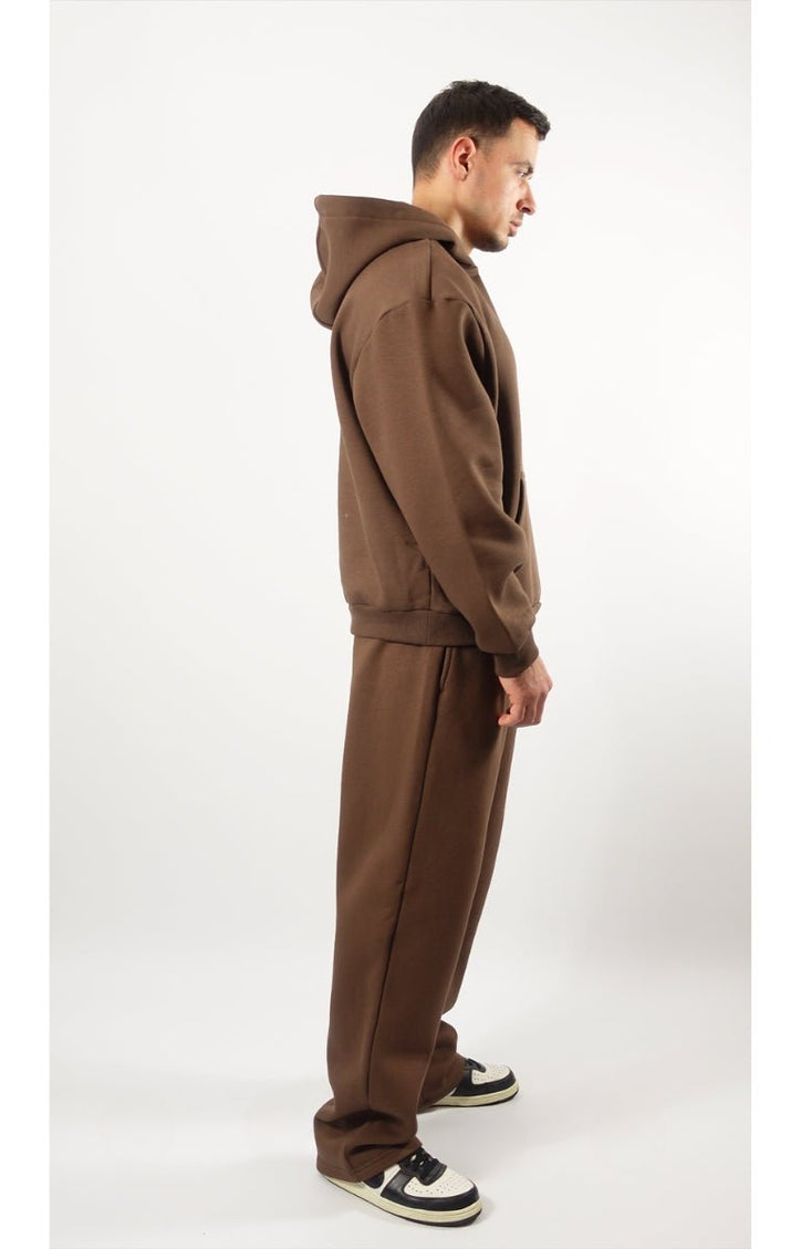 Track Suit Hoodie Braun - Onceres™