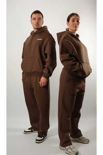 Track Suit Hoodie Braun - Onceres™