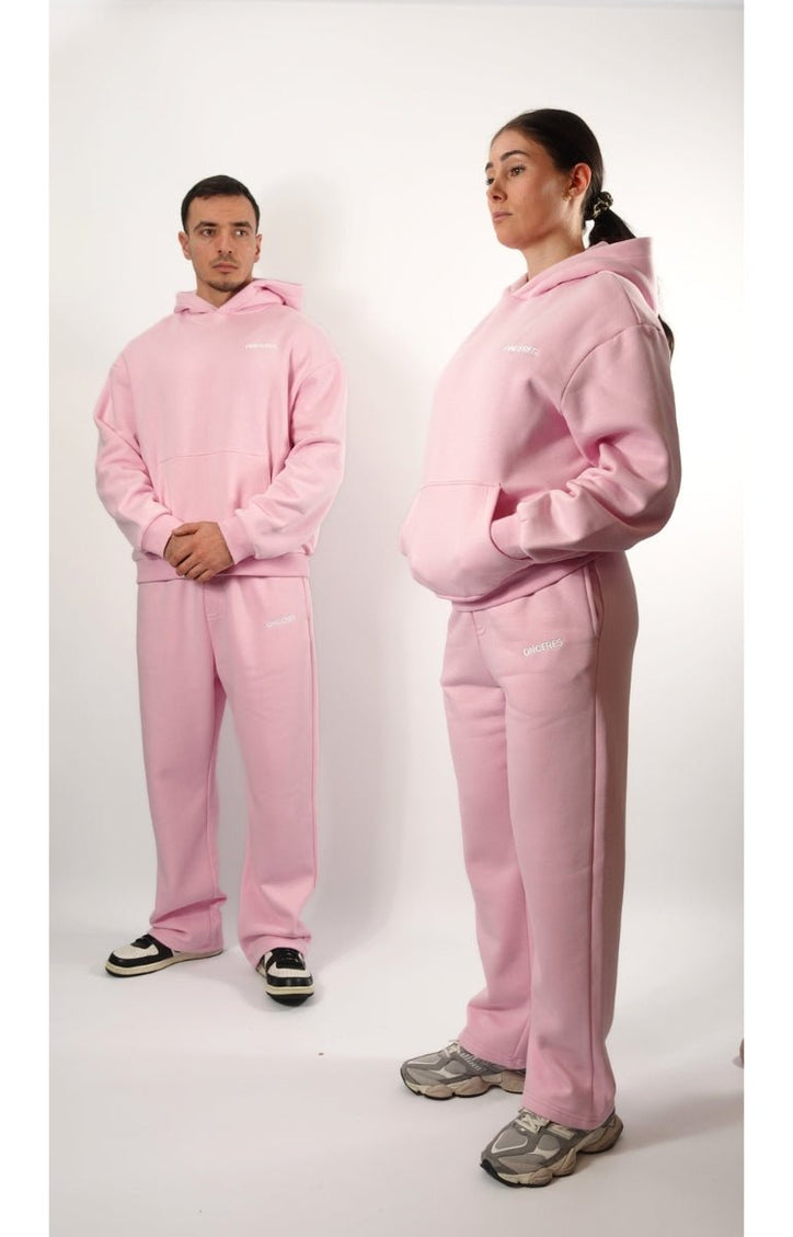 Track Suit Hoodie Pink - Onceres™
