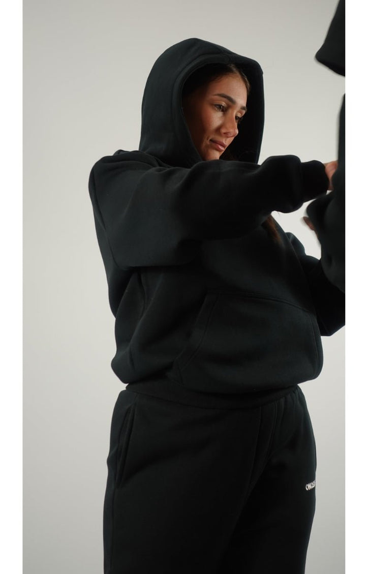 Track Suit Hoodie Schwarz - Onceres™