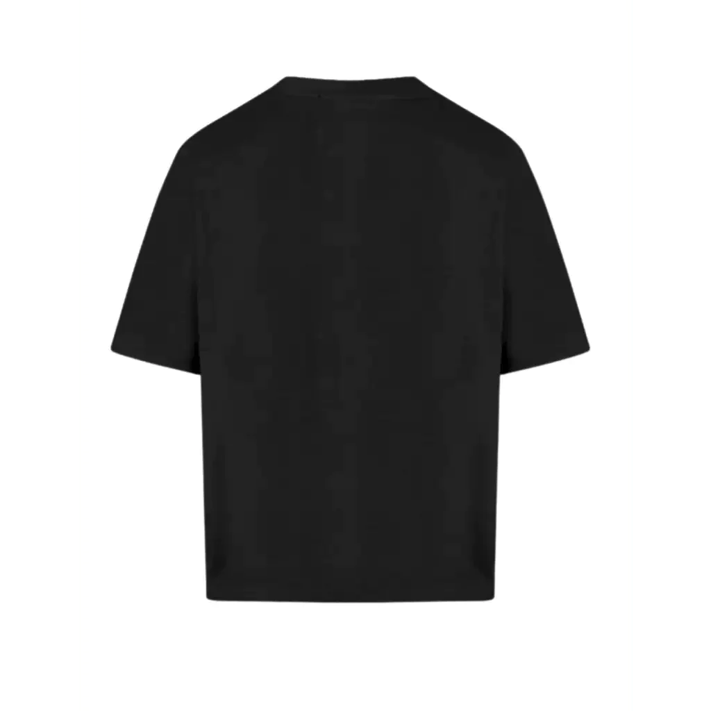 black raw oversized shirt