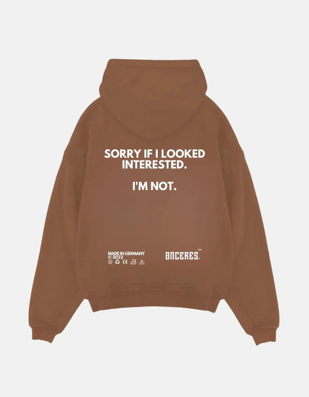 LIMITED HEAVY HOODIE - Sorry if i looked interested - Onceres™