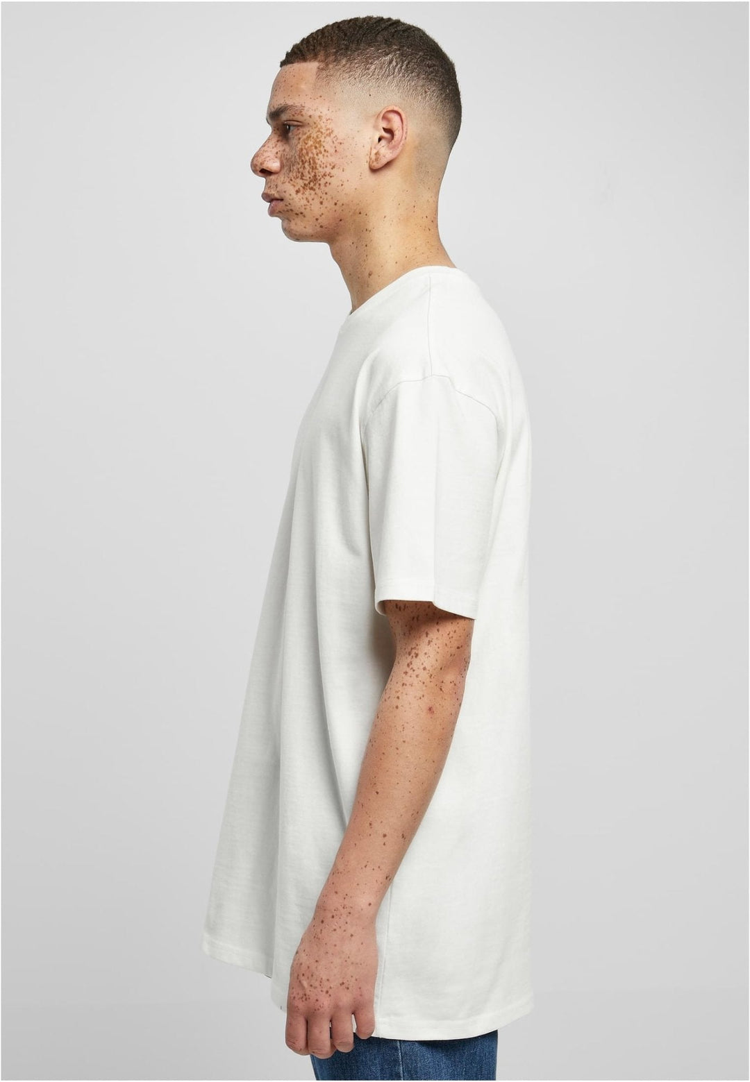white raw oversized Shirt